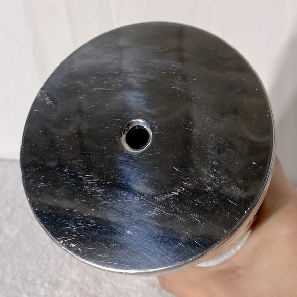 Starbucks Chrome Stainless Steel Siren Logo Cold Cup Tumbler 24oz No Straw - Picture 10 of 16